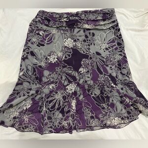 Y2k Floral Purple Fairy Skirt